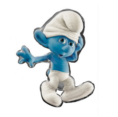Foil Smurf balloon - The Clumpsy supershape